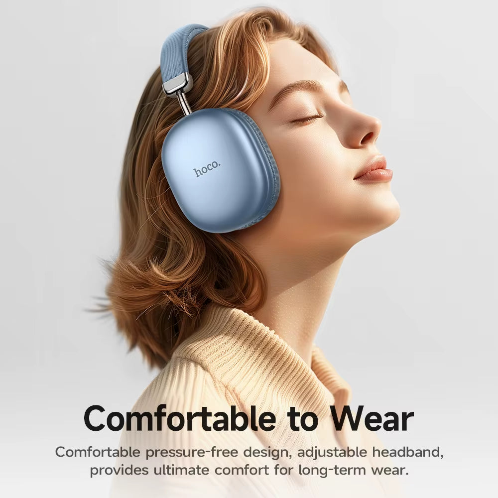 W35 Max Wireless Hifi Music Headphone 42Mm Coil Speaker Candy Color Bluetooth 5.3 Sport Earphone Support AUX/TF Card Mode